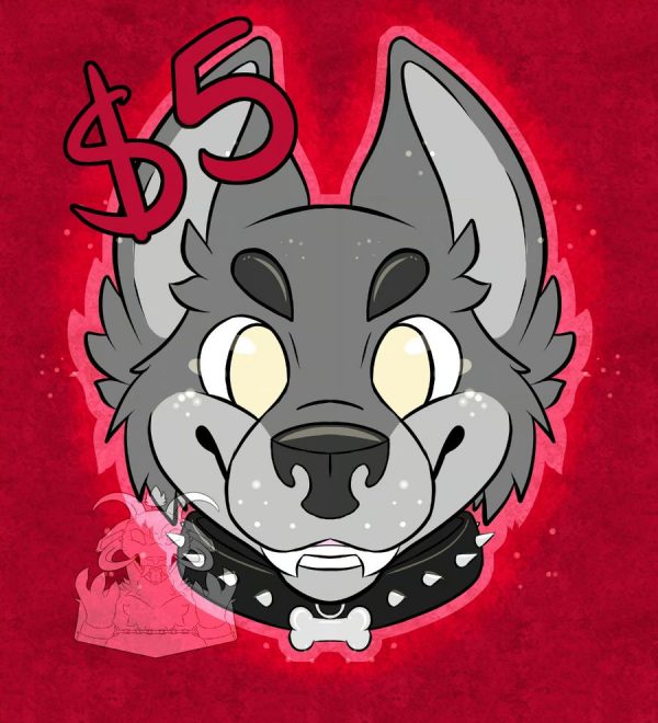 Demon Dog Headshot Base